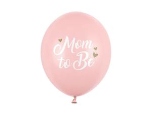 Ballonnen 'Mom To Be' Lichtroze (50st)