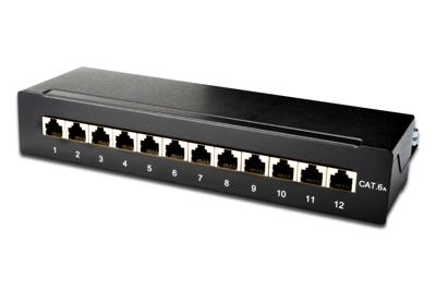 Digitus DN-91612SD-EA 12 poorten Netwerkpatchbox 483 mm (19) CAT 6A 1 HE Zwart (RAL 9005) Digitus DN-91612SD-EA 12 poorten Netwerkpatchbox 483 mm (19) CAT 6A 1 HE Zwart (RAL 9005)