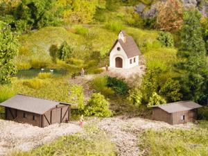 NOCH Small Buildings Set schaalmodel onderdeel en -accessoire Gebouw