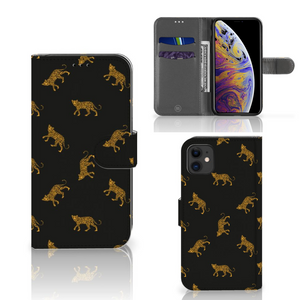 Telefoonhoesje met Pasjes voor Apple iPhone 11 Leopards