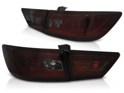 Tuning-Tec Achterlichten RENAULT CLIO IV 13-16 HATCHBACK LED STRIP ROOD SMOKE