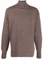 Maison Margiela pull à col roulé - Marron