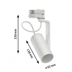 Paulmann Apol II 95410 Systeemlamp (basis) ProRail3 E27 Wit