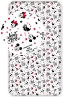 Mickey en Minnie Mouse hoeslaken eenpersoons 90 x 200 cm