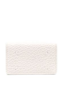 Maison Margiela four-stitch leather card holder - Gris