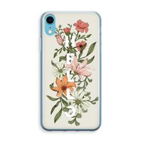 Hello bloemen: iPhone XR Transparant Hoesje