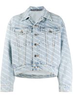 Alexander Wang veste en jean Falling Back - Bleu - thumbnail