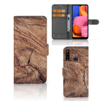 Samsung Galaxy A20s Book Style Case Tree Trunk - thumbnail