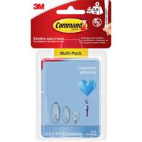 3M Command-strips, multipack Transparant Inhoud: 16 onderdelen - thumbnail