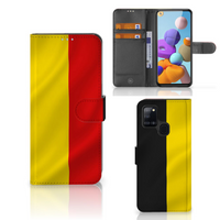 Samsung Galaxy A21s Bookstyle Case Belgische Vlag - thumbnail