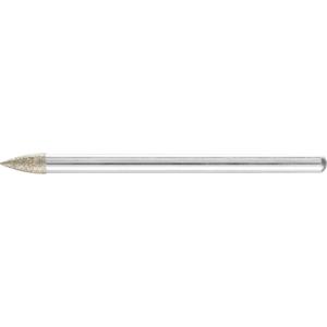 PFERD 36443010 Diamant-slijpstift kogel 6 x 6 mm stift-Ø 3 mm Diameter 3 mm 1 stuk(s)