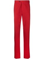 FURSAC pantalon de costume à coupe droite - Rouge