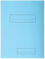 Exacompta - ref. 335006E - Set van 50 stevige bedrukte dossiermappen SUPER - 210 g/m² met 2 kleppen - pastelkleuren - in PEFC™ gecertificeerde mappen - Afmetingen: 24 x 32 cm Formaat A4 - lichtblauwe kleur