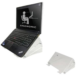 Neomounts NOTEBOOK STAND Monitorverhoging 1-voudig 55,9 cm (22) Zeer transparant In hoogte verstelbaar