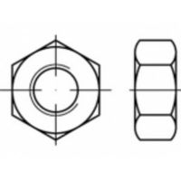 TOOLCRAFT TO-5435406 Zeskantmoeren M10 100 stuk(s)