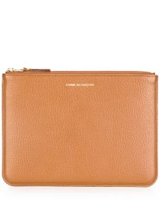 Comme Des Garçons Wallet pochette zippée - Marron