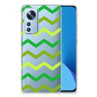 Xiaomi 12 | 12X TPU bumper Zigzag Groen