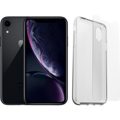 Refurbished iPhone Xr 64 GB Zwart + Otterbox Clearly Protected Full Body Transparant Refurbished iPhone Xr 64 GB Zwart + Otterbox Clearly Protected Full Body Transparant