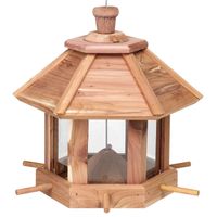 Vogelhuisje/vogelvoedersilo 26 cm