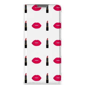 OPPO Find X5 Hoesje met Magneet Lipstick Kiss