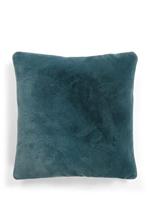 ESSENZA Sierkussen Furry Denim Blue,50x50 cm, 100% polyester, Effen