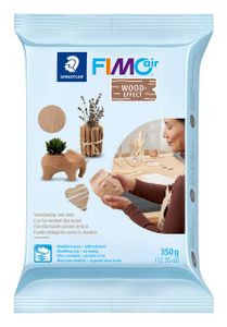 Staedtler FIMOair Wood Effect Boetseerklei 350 g Bruin 1 stuk(s)