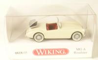 Wiking 081805 H0 MG A Roadster, parelwit