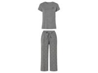 esmara Dames pyjama (XS (32/34), Grijs) - thumbnail