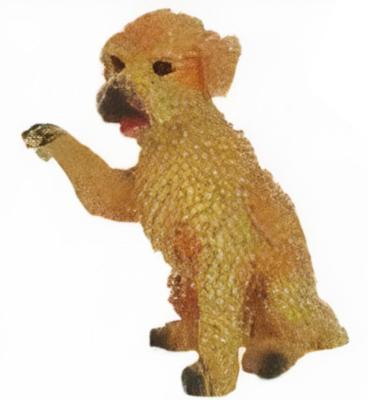 Stop & Look speelfiguur Toy Poedel junior 9 cm bruin Stop & Look speelfiguur Toy Poedel junior 9 cm bruin