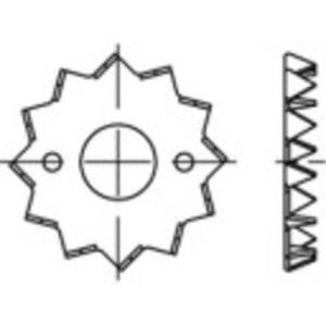 TOOLCRAFT 135727 Houten verbindingsstuk Staalplaat thermisch verzinkt 50 stuk(s)