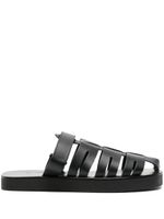 Ancient Greek Sandals sandales Filoklis en cuir - Noir