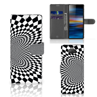 Sony Xperia 10 Book Case Illusie Sony Xperia 10 Book Case Illusie