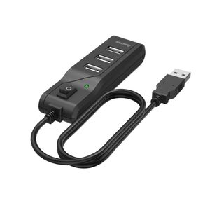 Hama 00200118 interface hub USB 2.0 480 Mbit/s Zwart