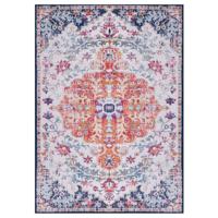 Vidaxl Vloerkleed Bedrukt 80x150 Cm Stof Meerkleurig