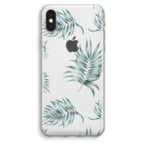 Simple leaves: iPhone XS Max Transparant Hoesje