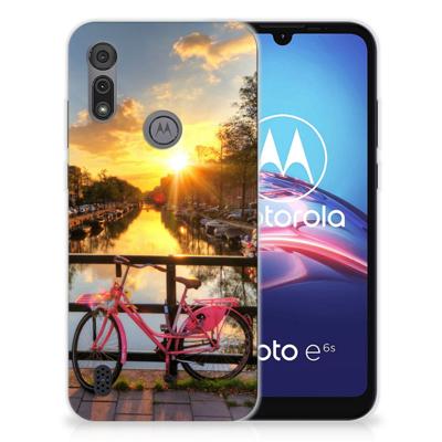 Motorola Moto E6s Siliconen Back Cover Amsterdamse Grachten Motorola Moto E6s Siliconen Back Cover Amsterdamse Grachten