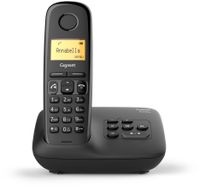 Gigaset A270A DECT draadloze telefoon met antwoordapparaat, zwart