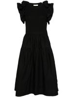 Ulla Johnson robe mi-longue Francine - Noir