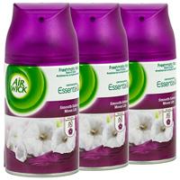 Airwick Freshmatic Max luchtverfrisser, navulverpakking, 250 ml, zacht satijn en maanlelies, 3 stuks