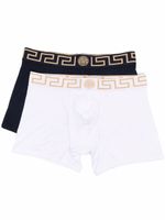 Versace lot de deux boxers à détail Greca - Blanc - thumbnail