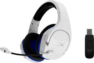 HyperX Cloud Stinger Core Over Ear headset Gamen Radiografisch Stereo Wit, Blauw Volumeregeling, Microfoon uitschakelbaar (mute)