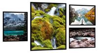 Posters - Waterval / Set van 4 - thumbnail