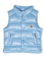 Moncler Enfant gilet matelassé Bernard - Bleu