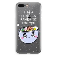 I'm A Hopeless Ramen-Tic For You: iPhone 8 Plus Transparant Hoesje - thumbnail