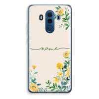 Gele bloemen: Huawei Mate 10 Pro Transparant Hoesje - thumbnail