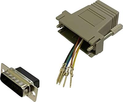 BKL Electronic 10121121 Adapter D-SUB-stekker 15 pol. - RJ45-bus 1 st. Single