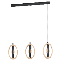 Eglo 3-lichts hanglamp Basildon 43462