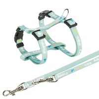 TRIXIE JUNIOR PUPPYTUIG MET RIEM MINTGROEN 23-34X0,8 CM / 2 MTR - thumbnail