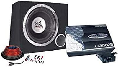 Caliber PACK12D Subwoofer/subwoofer 375 W zwart - subwoofer/subwoofer (375 W, 50-250 Hz, 2000 W, 30,5 cm (12 inch), zwart)