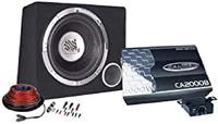 Caliber PACK12D Subwoofer/subwoofer 375 W zwart - subwoofer/subwoofer (375 W, 50-250 Hz, 2000 W, 30,5 cm (12 inch), zwart)